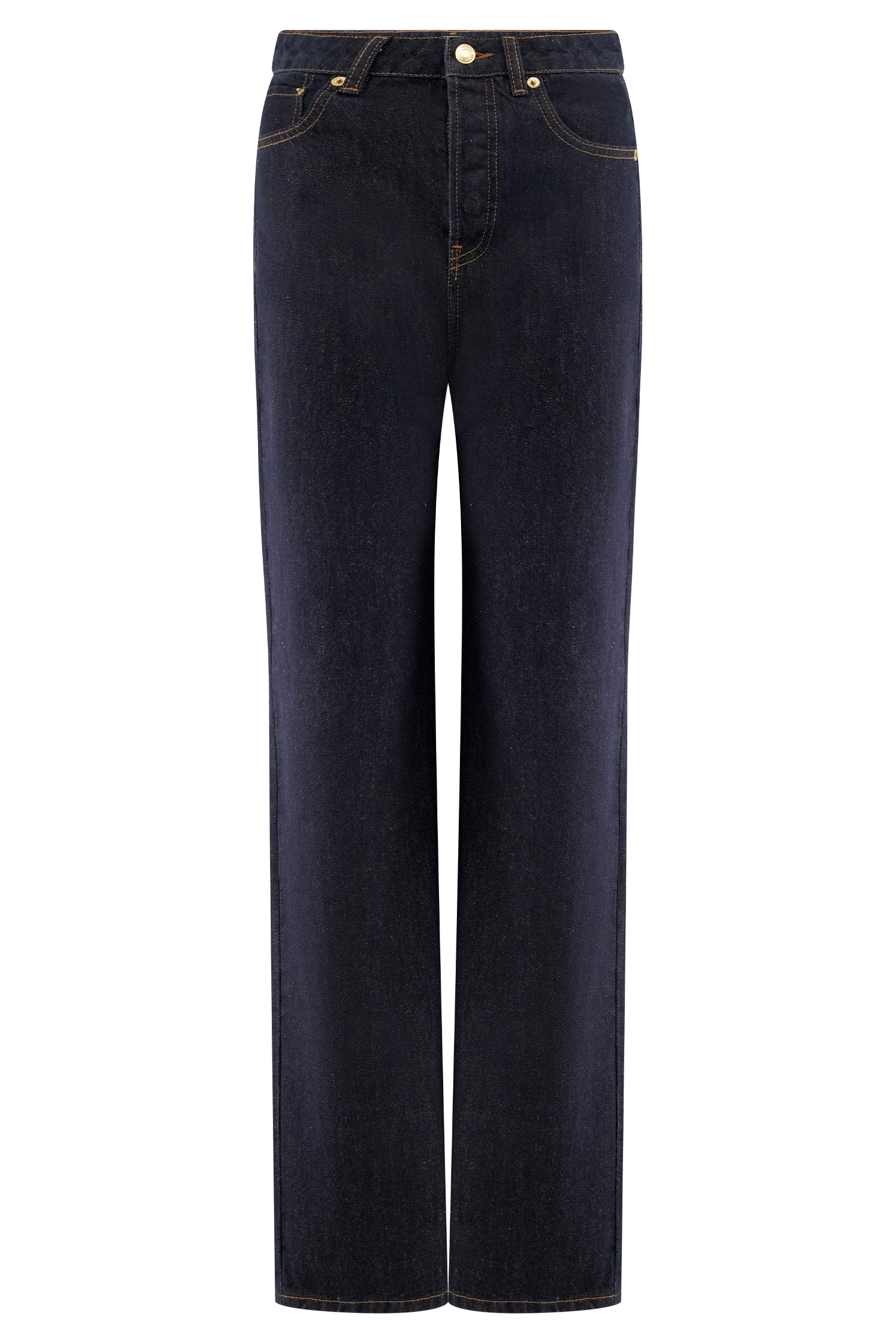 Ava | Chic Denim Two Piece Set With Sleeveless Corset Top & Tailored Pants