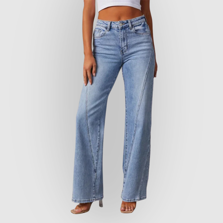 Ava | Classic High-Rise Wide Leg Jeans for Women