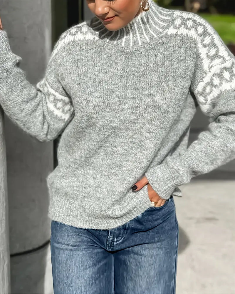Ava | Cozy Elegant Nordic Sweater for Women