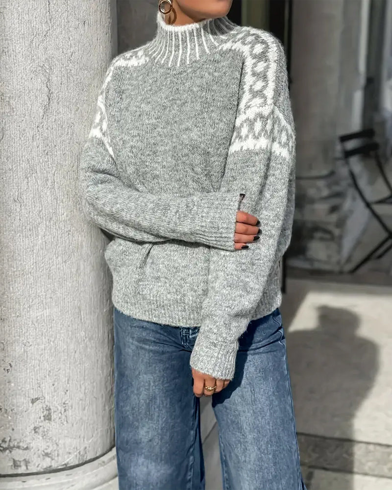 Ava | Cozy Elegant Nordic Sweater for Women
