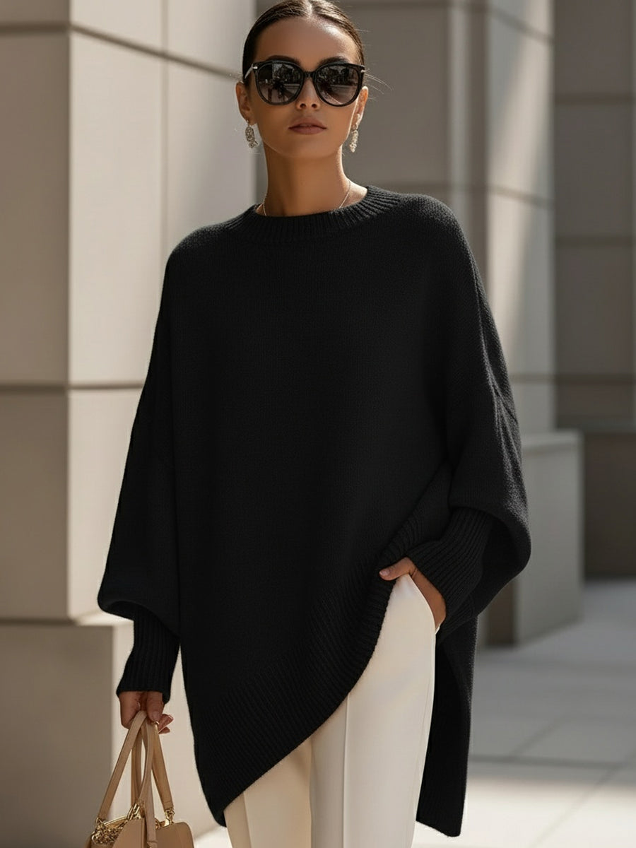 Ava | Cozy Elegant Oversized Poncho for Women