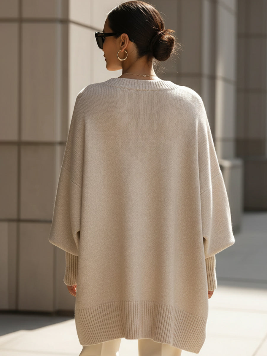 Ava | Cozy Elegant Oversized Poncho for Women