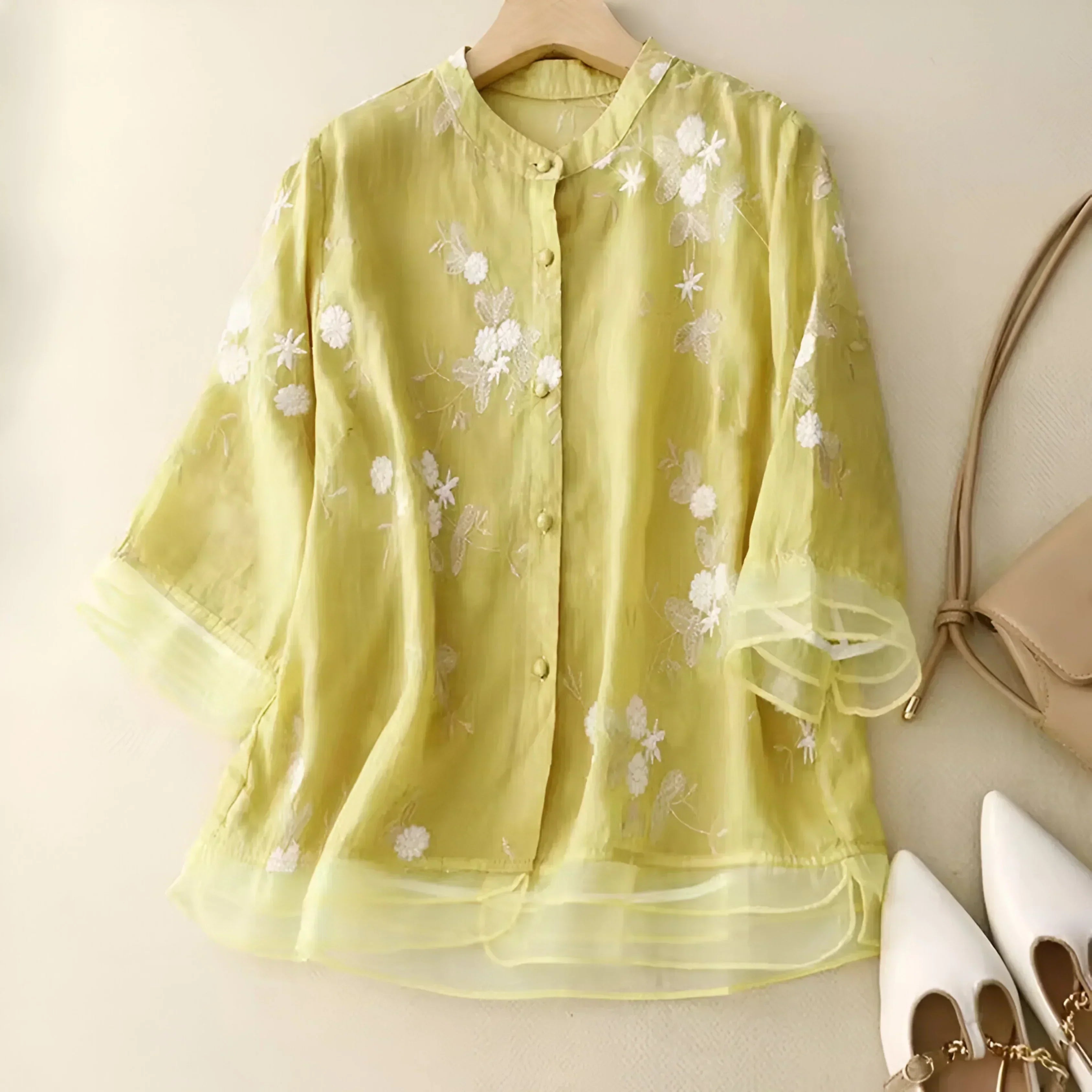 Ava | Elegant Floral Womens Top for Effortless Style