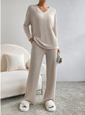 Ava | Soft Cozy Ribbed Womens Lounge Set