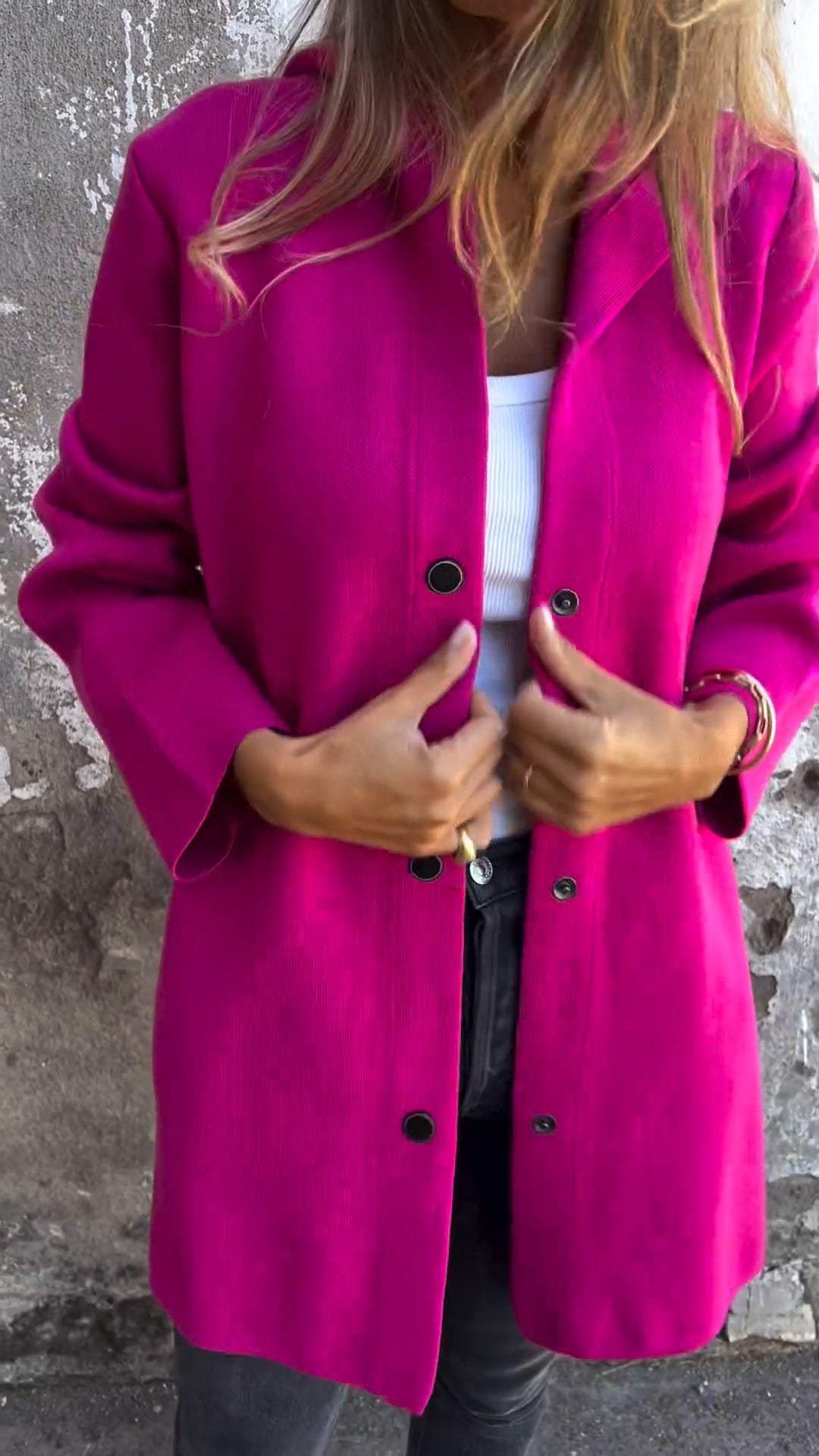 Avery | Modern Casual Hoodie Jacket with Buttons
