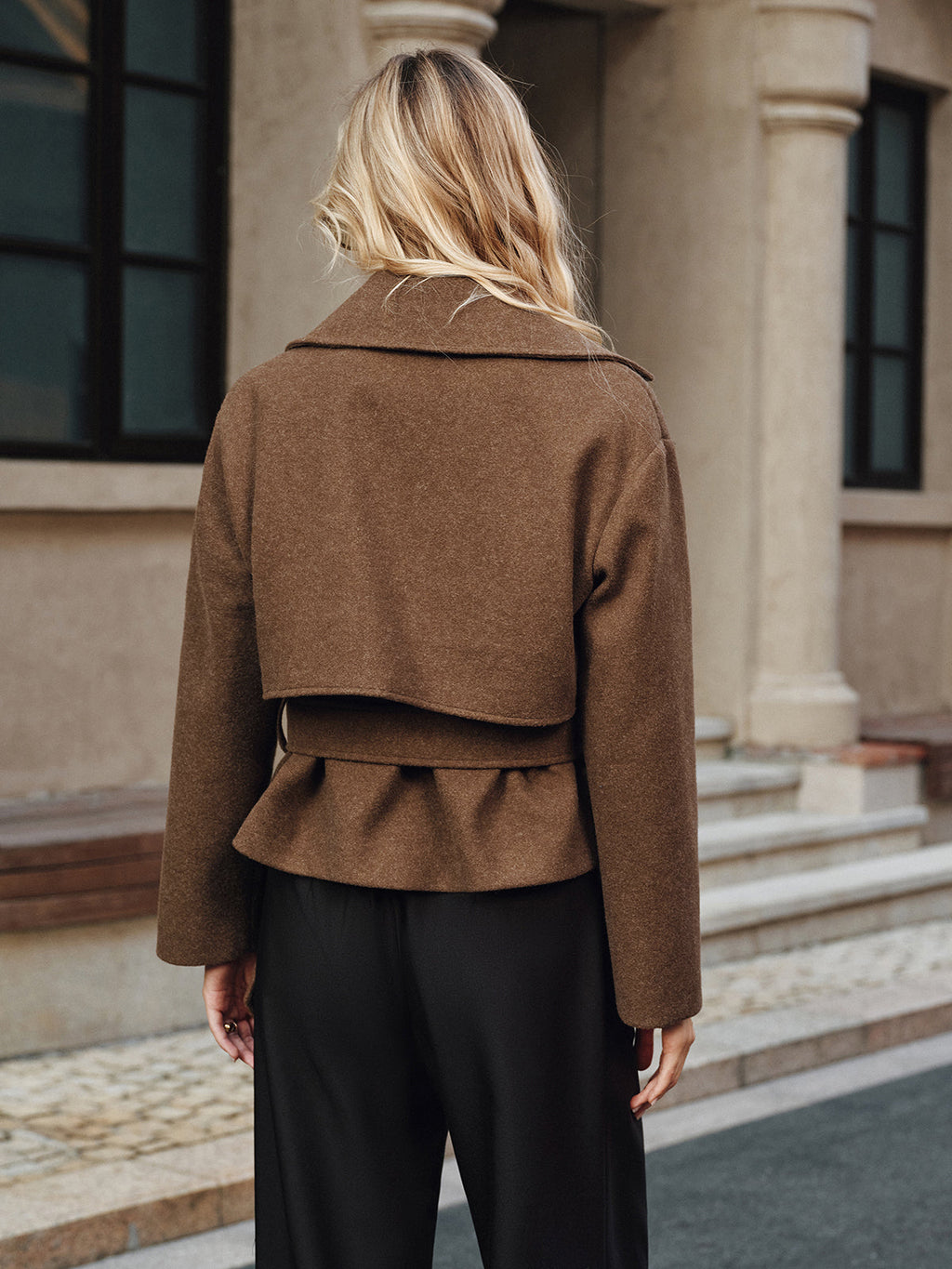 Cassidy | Tweed Coat with Belted Design | Stylish Outerwear for Every Occasion VIP