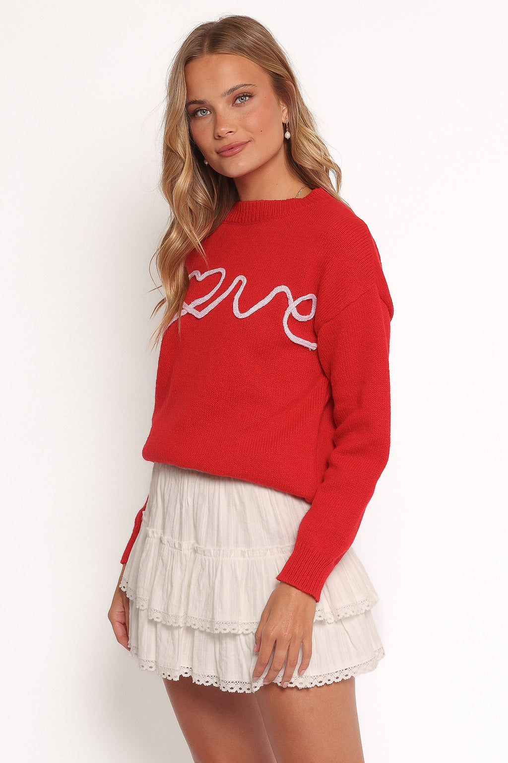 Ella | Charming Oversized Women's Sweater with Embroidery