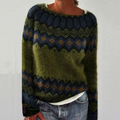 Ella | Cozy Retro Wool Blend Sweater for Women