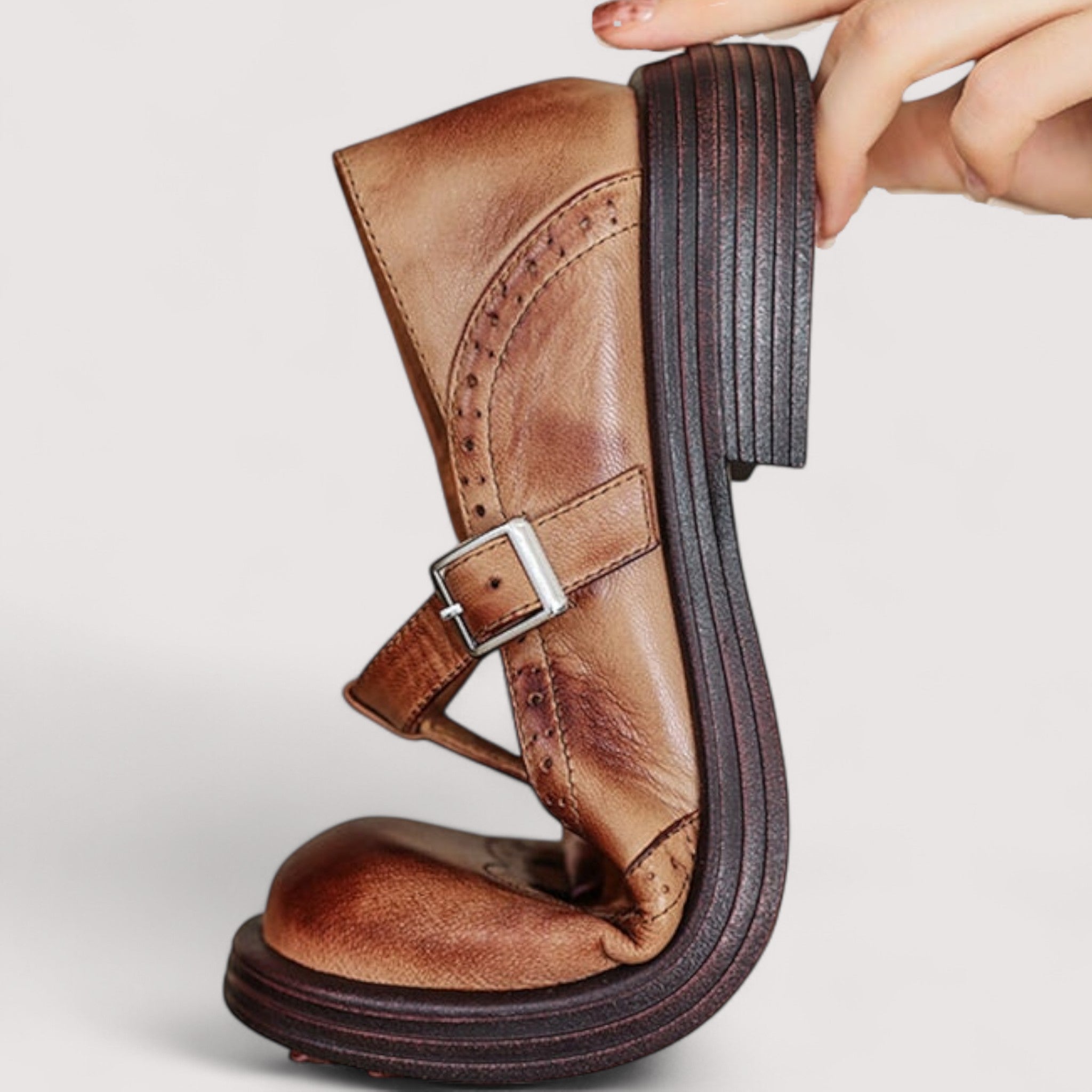 Ella | Elegant Premium Leather Mary Jane Shoes for Women