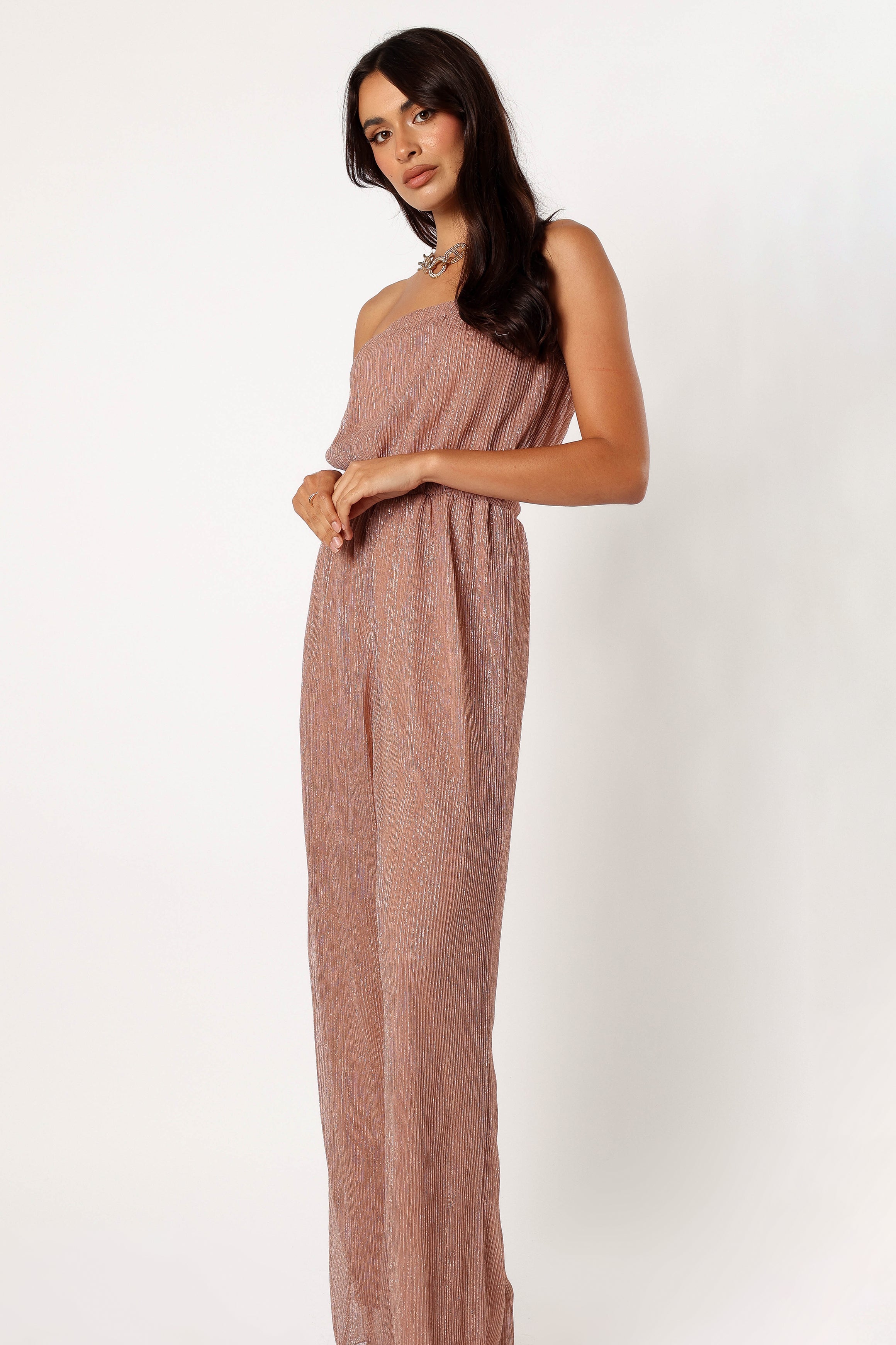 Ella | Elegant Strapless Jumpsuit for Women