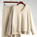 Ella | Soft Relaxed V Neck Womens Lounge Set