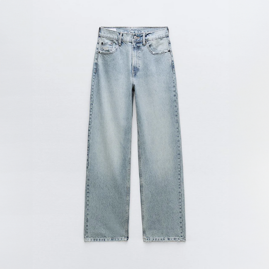 Ella | Vintage High Waisted Wide Leg Jeans for Women