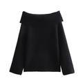 Emily | Cozy Chic Off Shoulder Knit Mini Dress
