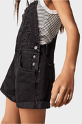 Emily | Relaxed Casual Denim Short Overalls