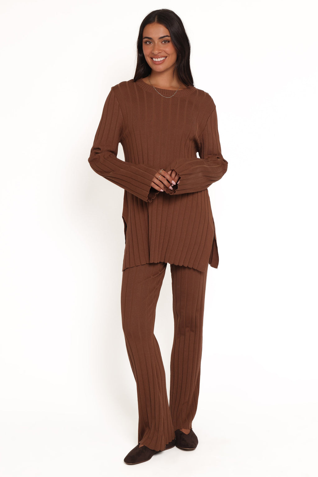 Emily | Stylish Long Sleeve Knitted Set