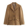 Emily | Stylish Vintage Brown Suede Jacket