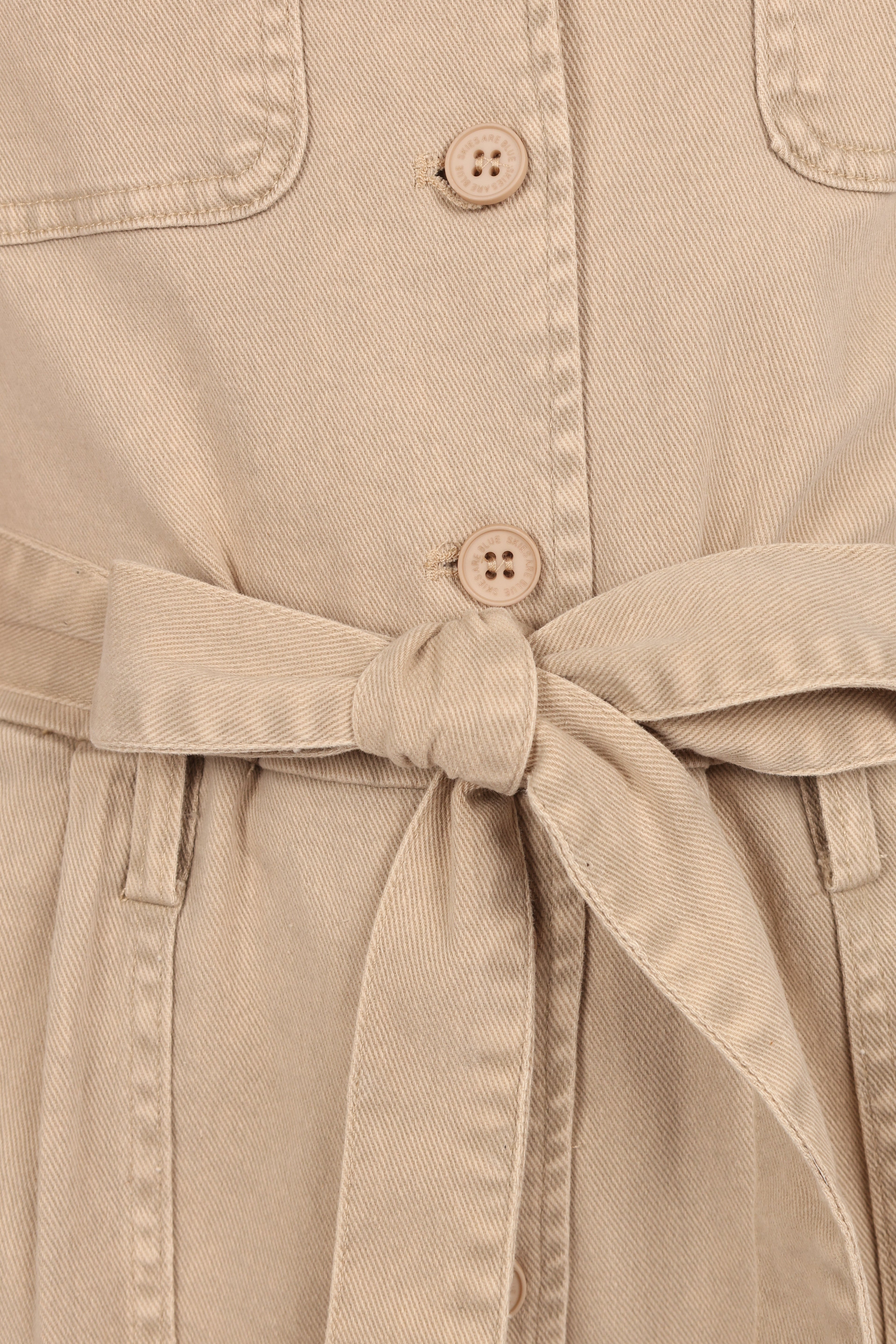 Emma | Chic Khaki Denim Jumpsuit for Women