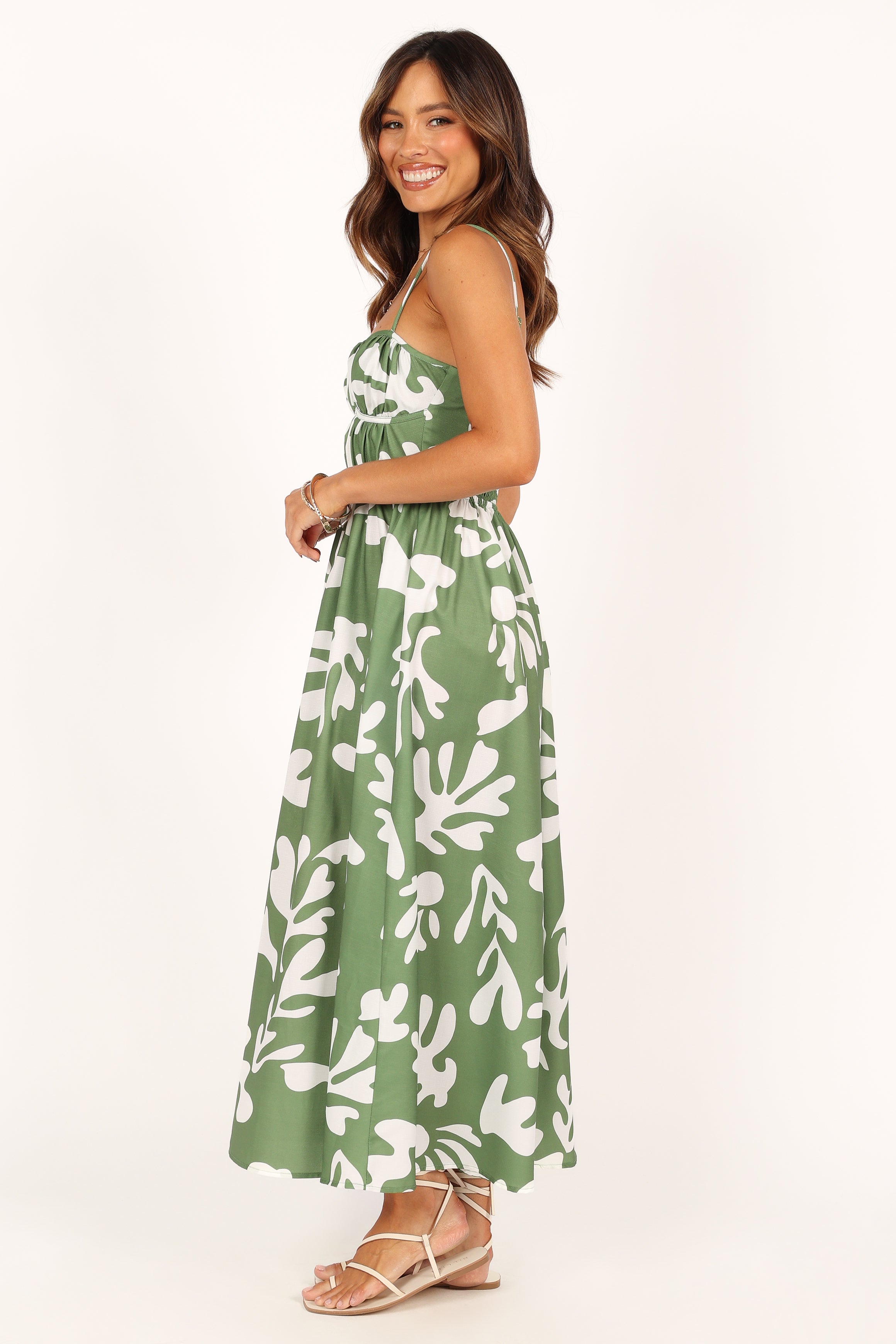 Emma | Chic Sweetheart Midi Wedding Guest Dress