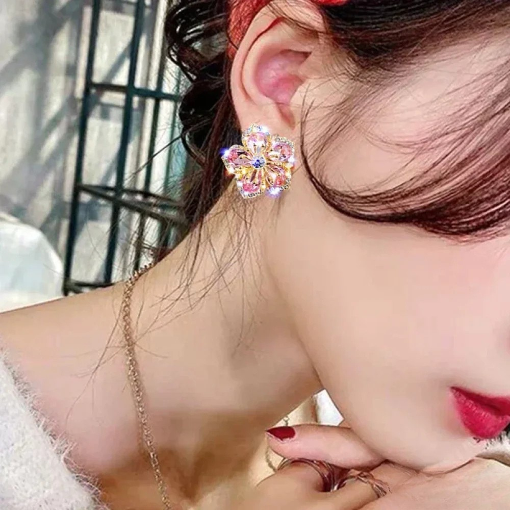 Emma | Elegant Colorful Zirconia Earrings