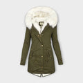 Emma | Elegant Faux Fur-Lined Waterproof Winter Jacket for Women