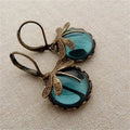 Emma | Elegant Gold Dragonfly Earrings