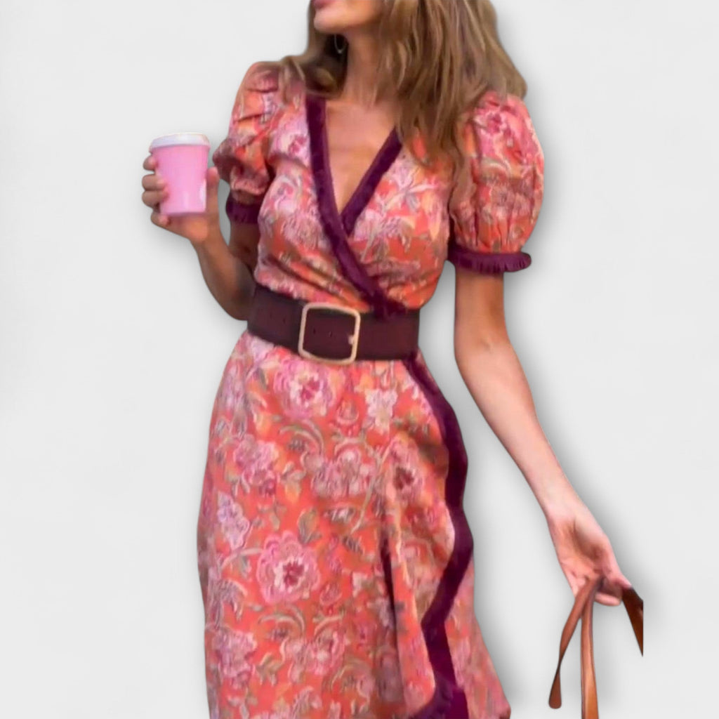 Emma | Elegant Soft Pink Maxi Dress