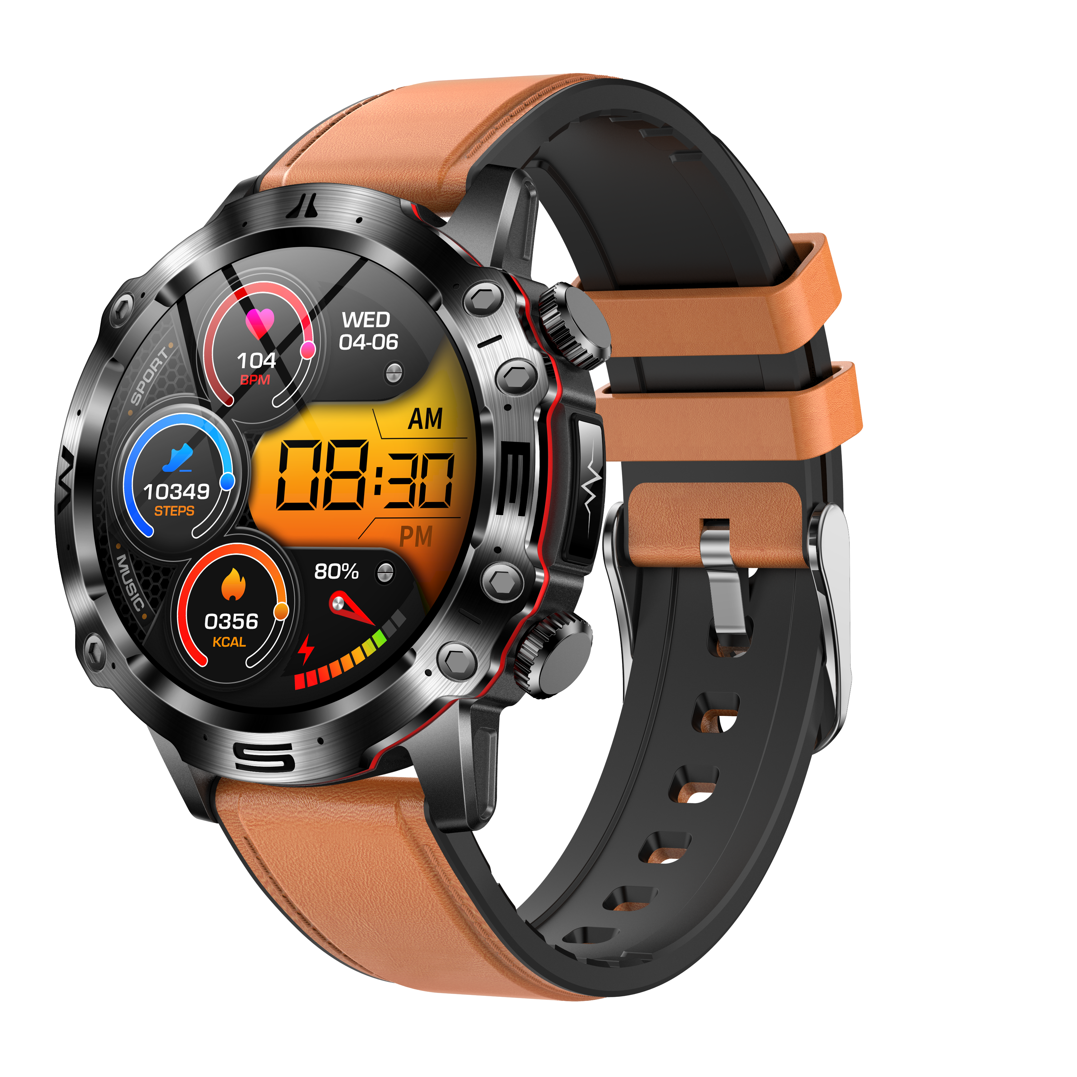 Ethan | Advanced Health Monitoring Smartwatch with ECG and Bluetooth Connectivity