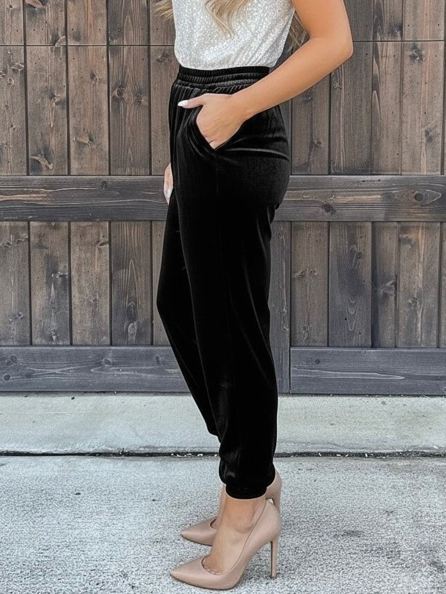Ethan | Luxurious Soft Velvet Joggers for Men