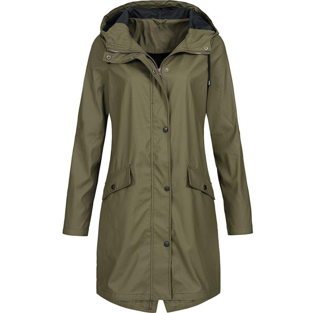 Evelyn | Elegant Lightweight Rain Jacket for Women, Waterproof and Stylish