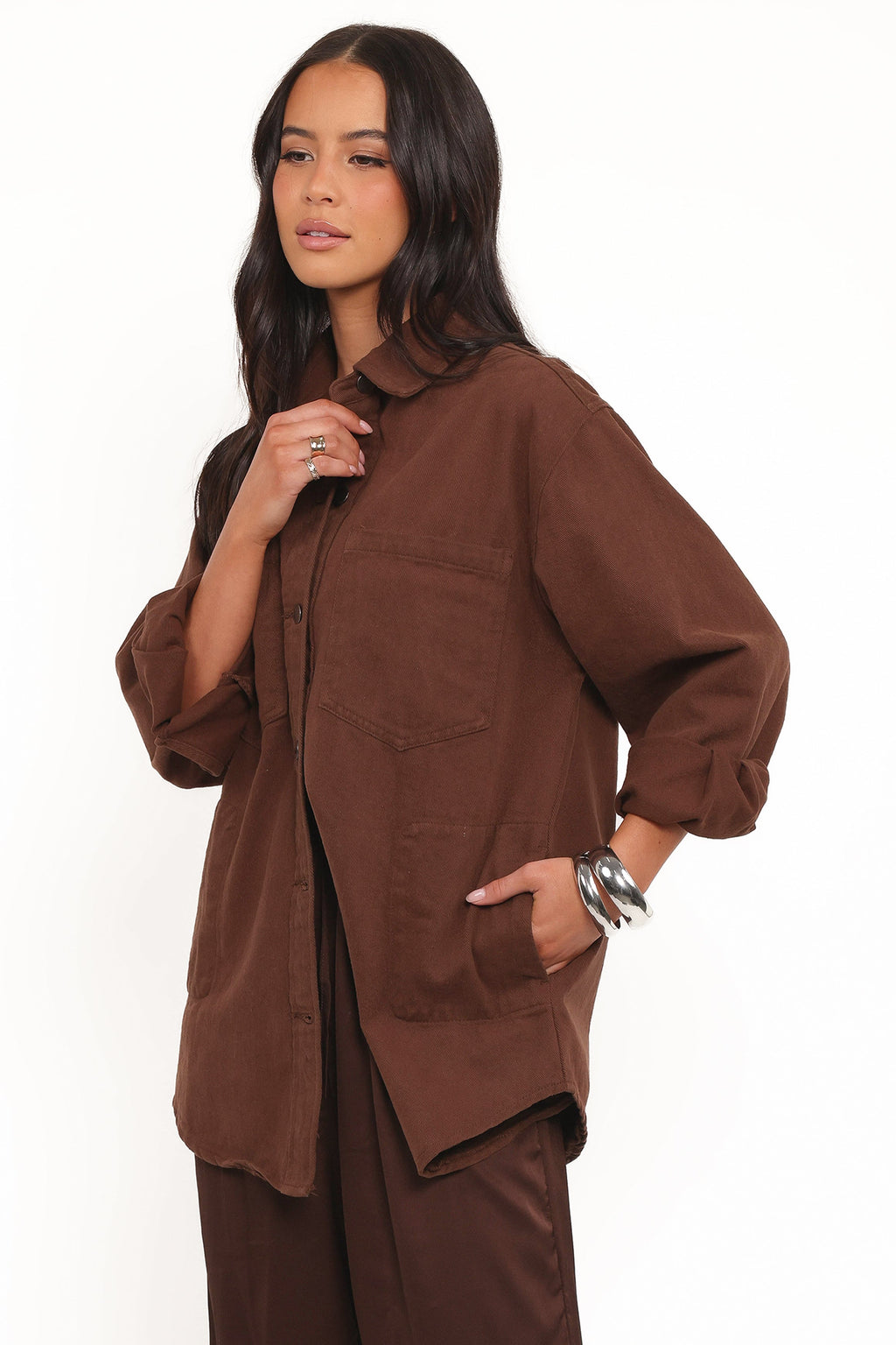 Liam | Classic Comfortable Denim Shacket for Women