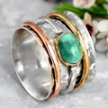 Liam | Elegant Vintage Gold and Silver Ring