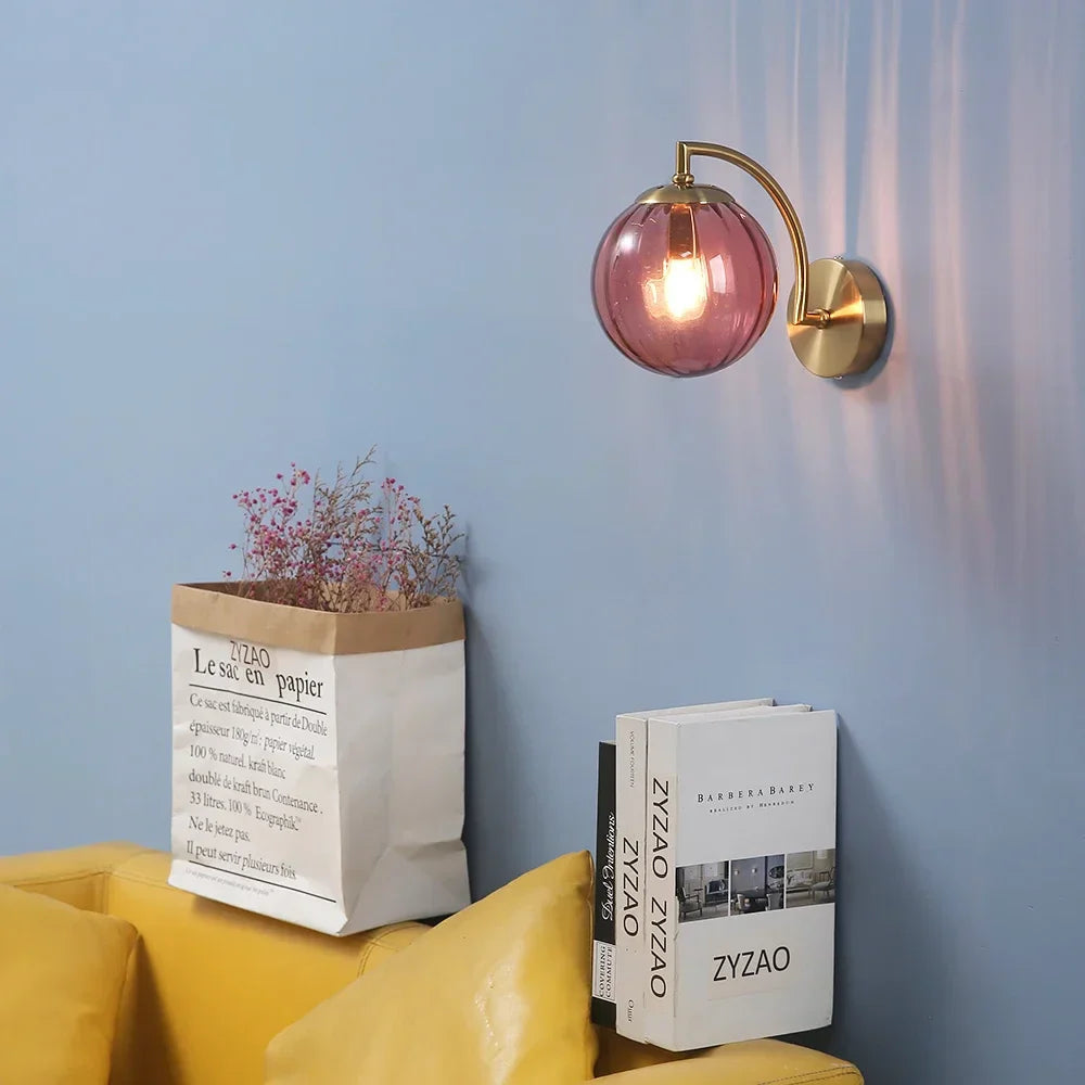 LumenGlass | Elegant Modern Sconce Light for Ambient Wall Lighting