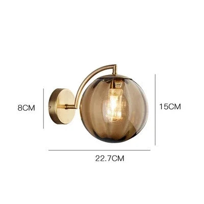 LumenGlass | Elegant Modern Sconce Light for Ambient Wall Lighting