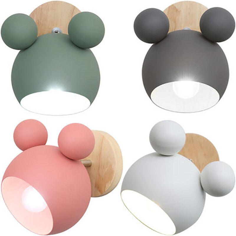 LuminaraGlow | Charming Soft LED Nordic Wall Light for Kids' Rooms
