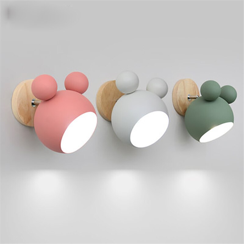 LuminaraGlow | Charming Soft LED Nordic Wall Light for Kids' Rooms