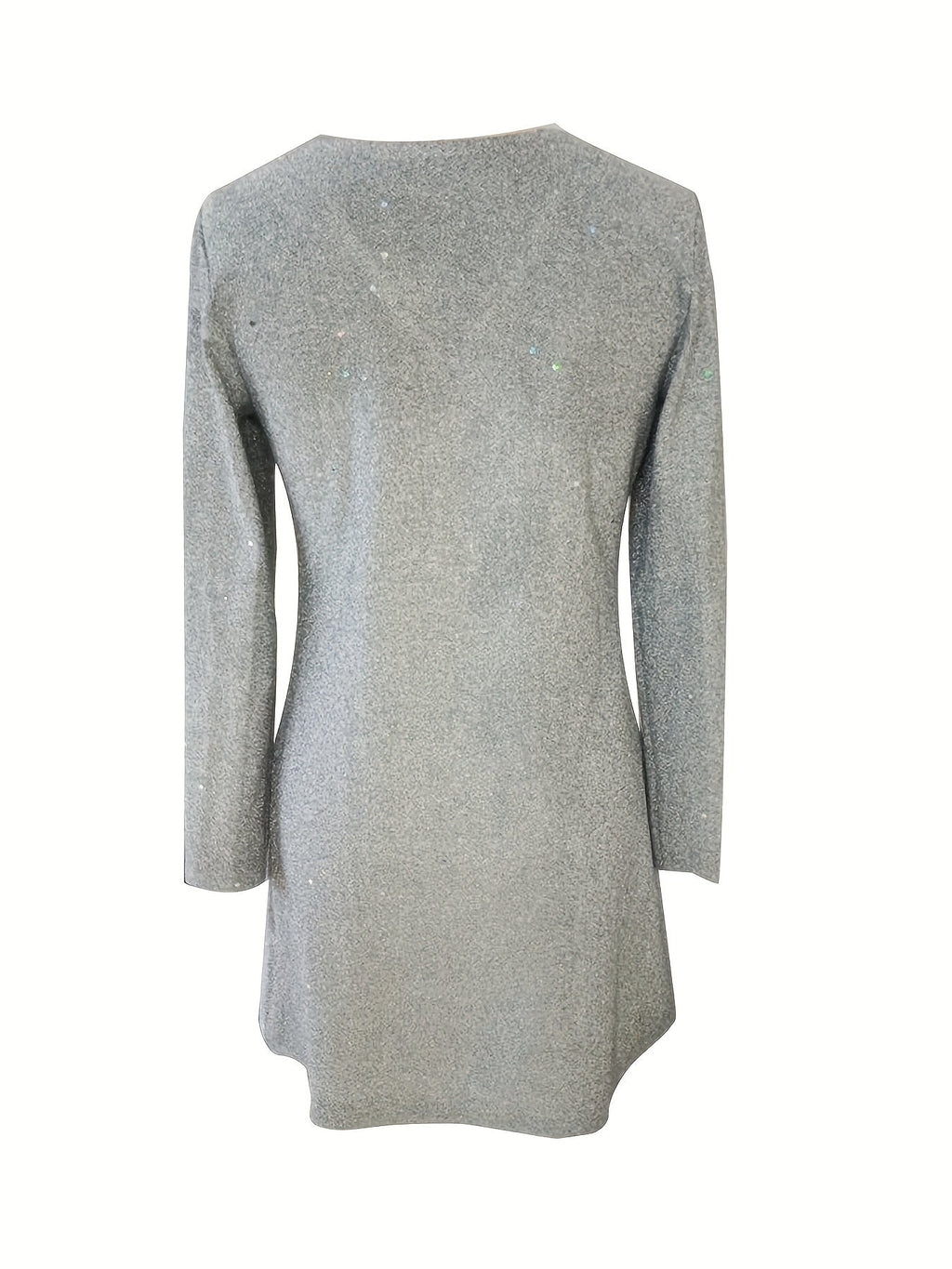 Madison | Glamorous Glitter V Neck Cocktail Dress