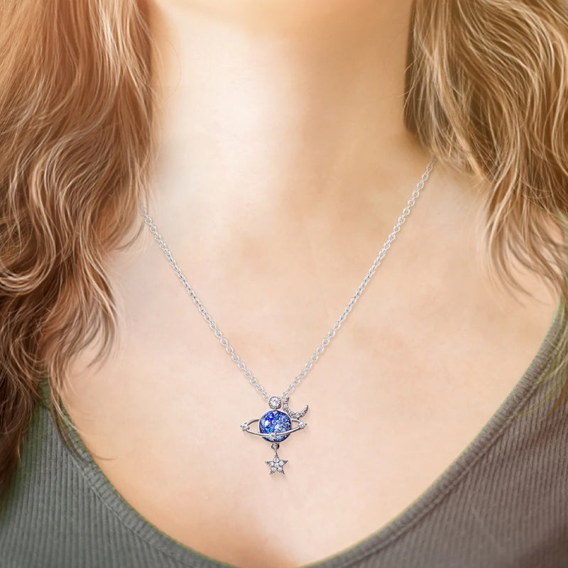 Mason | Adjustable Elegant Silver Necklace with AAA Zirconia