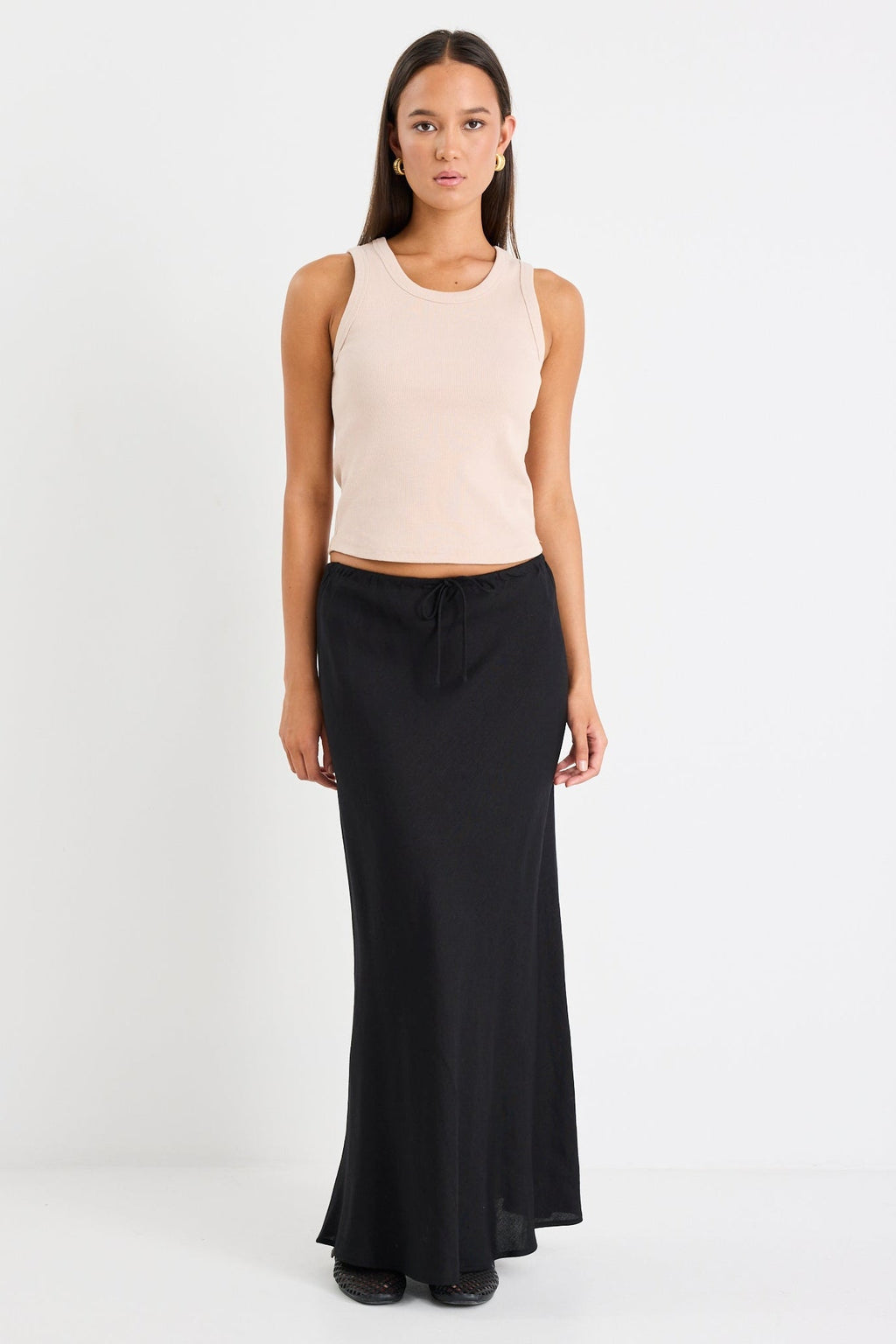 Mason | Chic Long Black Maxi Skirt For Women
