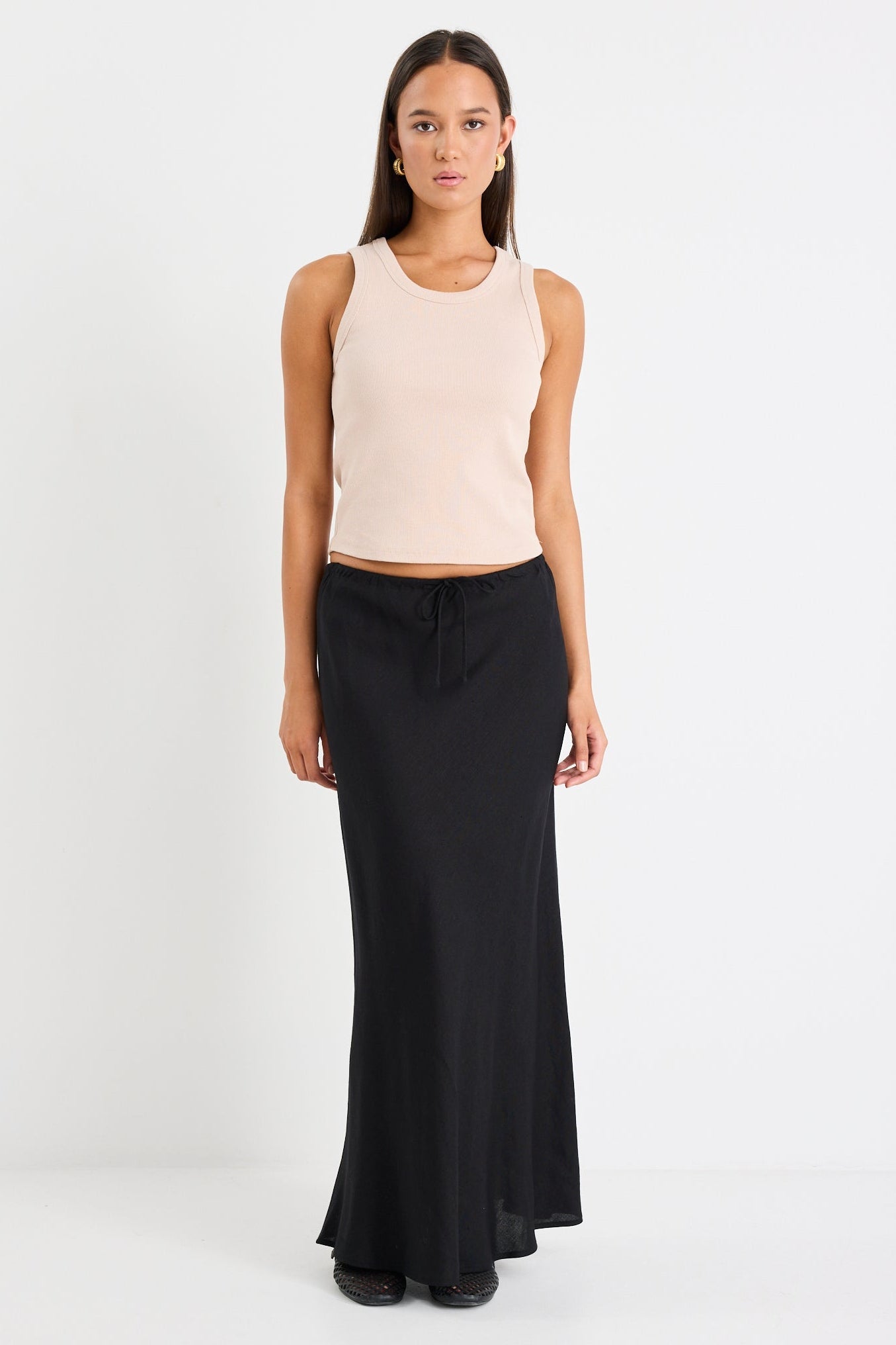 Mason | Chic Long Black Maxi Skirt For Women