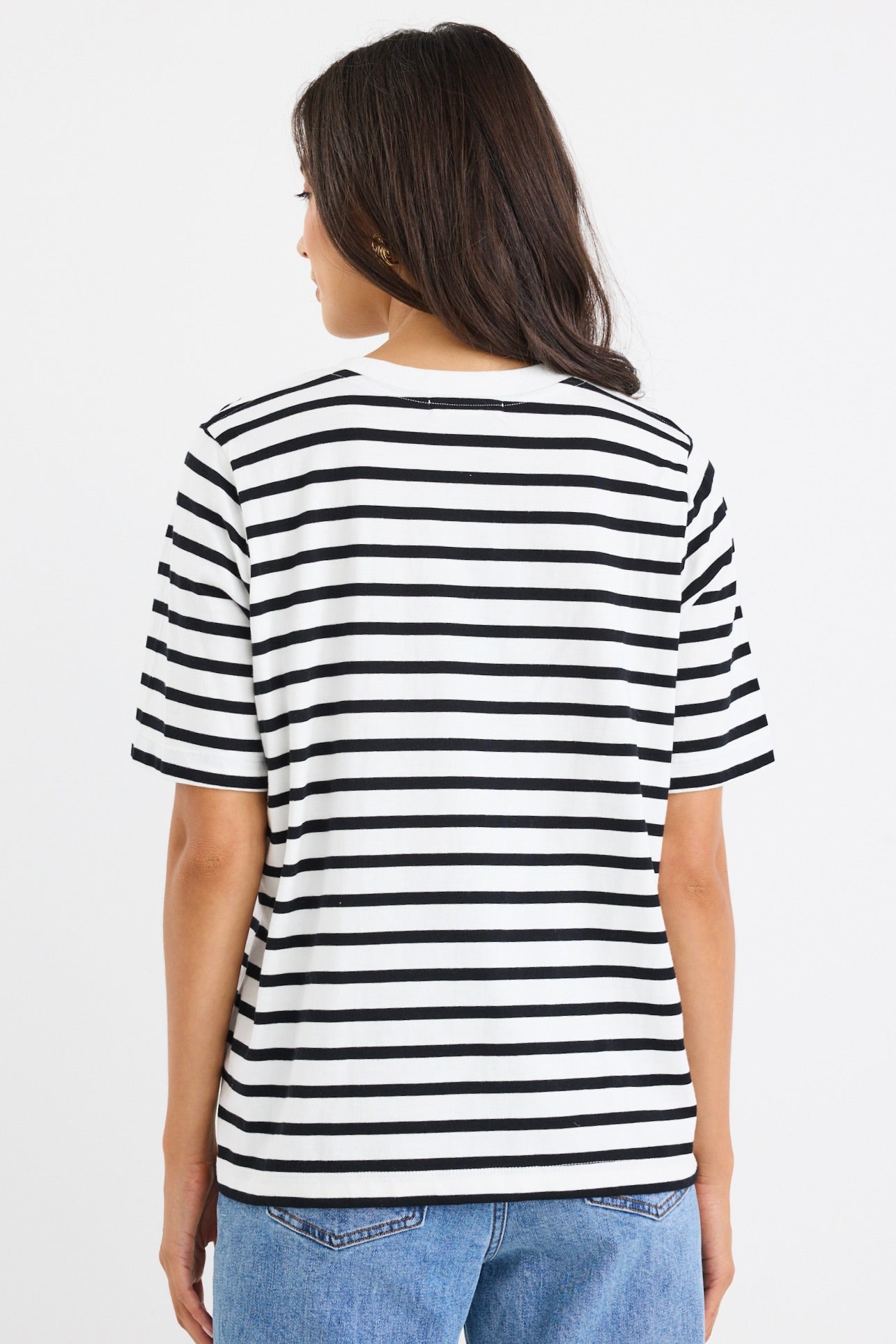 Mason | Classic Oversized Black White Stripe Tee