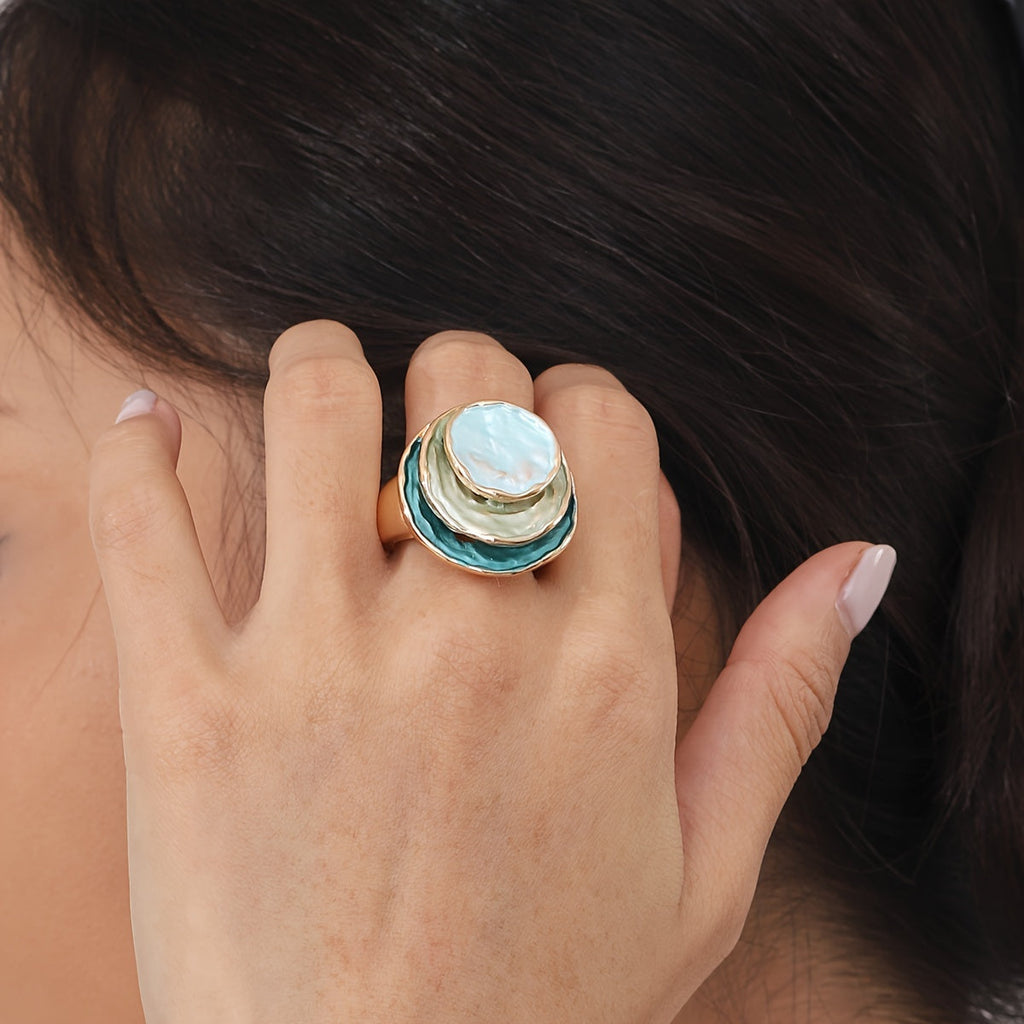 Elegant Colorful Ring
