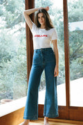 Mason | High Rise Wide Leg Denim Jeans