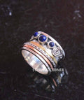 Mason | Radiant Elegant Sapphire Meditation Ring