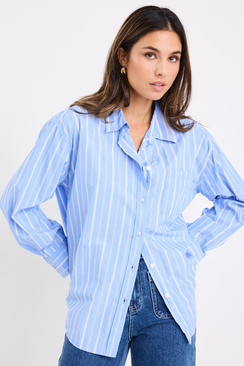 Mason | Striped Oversized Boyfriend Shirt for Women