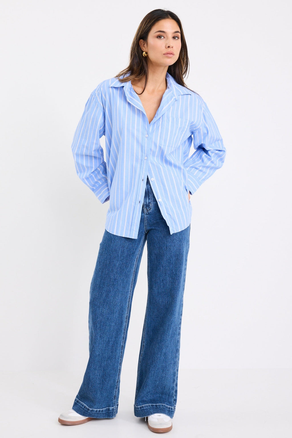 Mason | Striped Oversized Boyfriend Shirt for Women