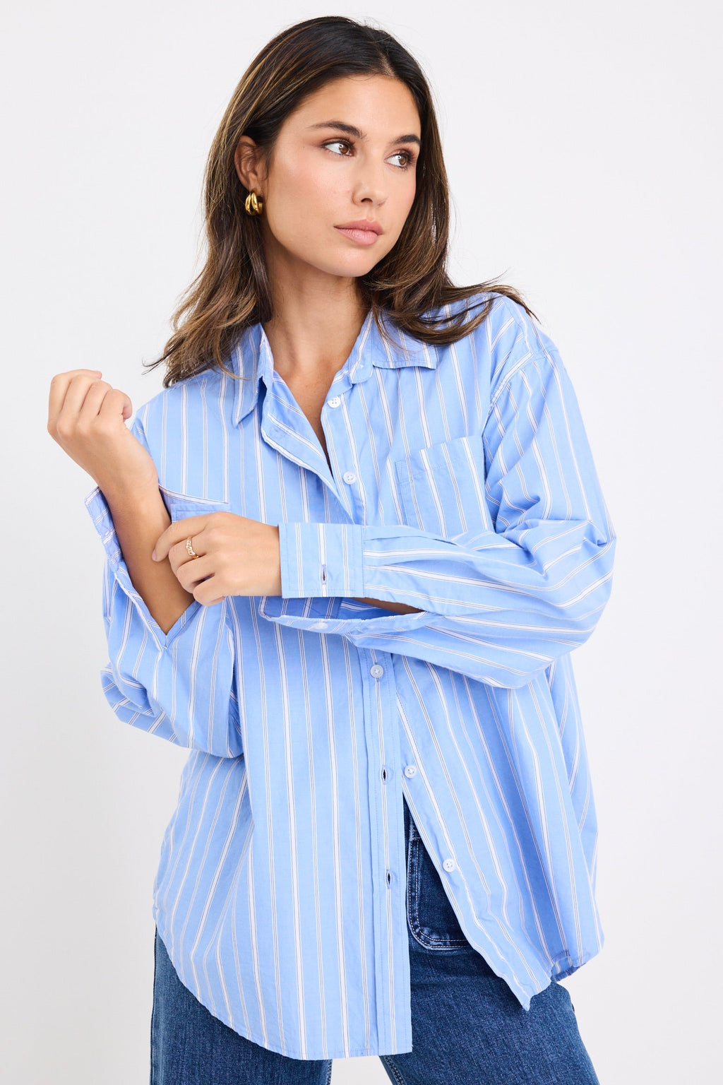 Mason | Striped Oversized Boyfriend Shirt for Women