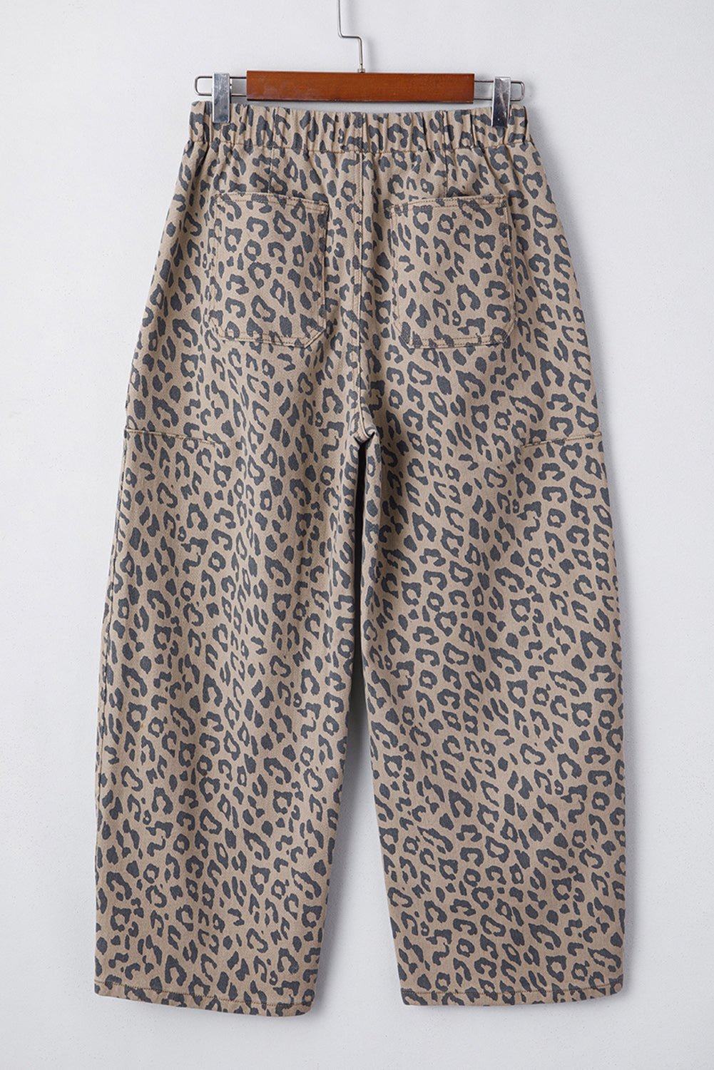 Maya | Flowy Leopard Wide Leg Trousers for Women