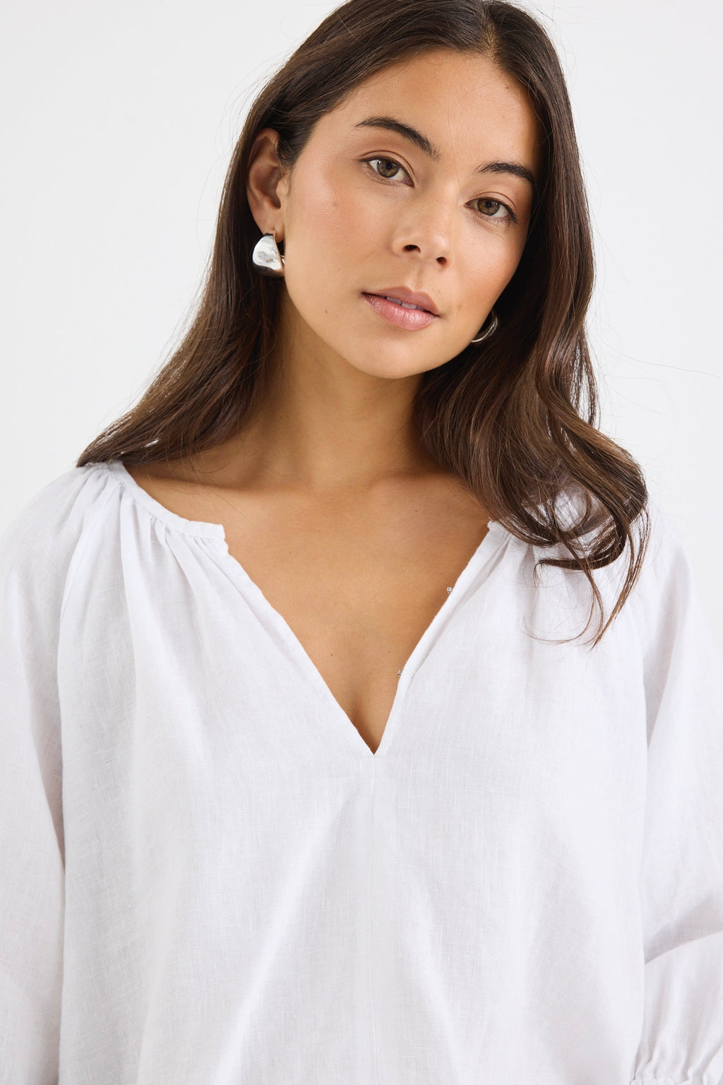 Maya | Stylish Lightweight Linen Blouse for Women