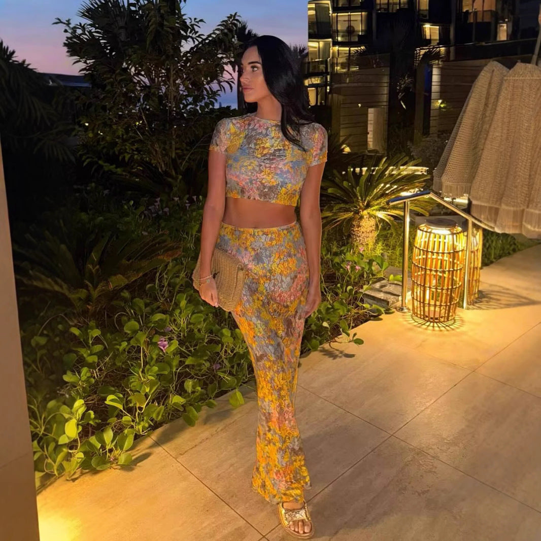 Mia | Chic Floral Maxi Dress for Women