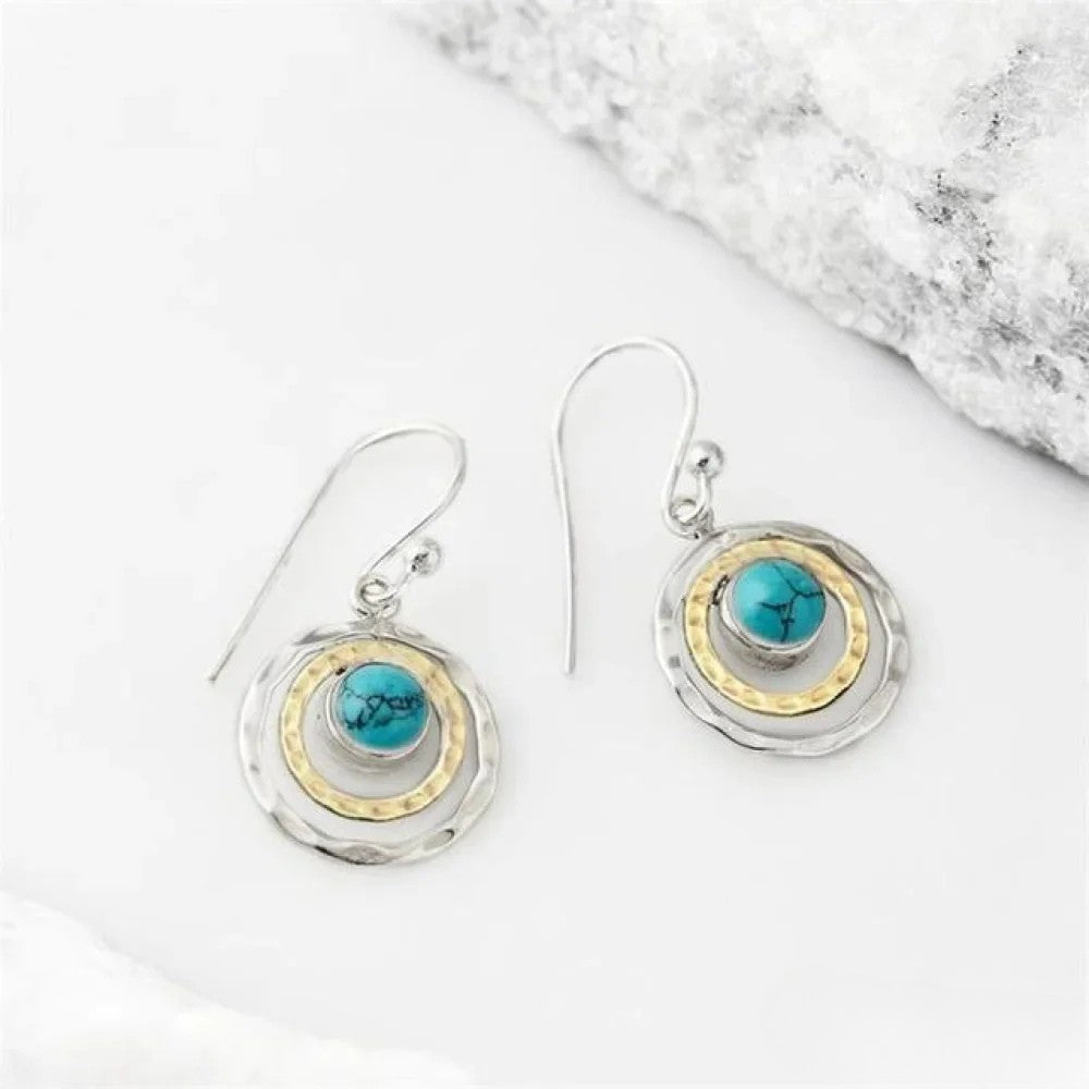 Mia | Elegant Boho Earrings for Women with Turquoise Stone